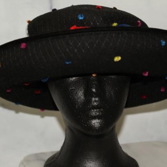 Kokin Doskin Felt Wool Multi- Color Floral Hat main image 4